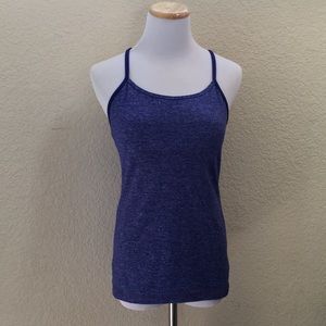 Lululemon racerback athletic tank w/built in bra